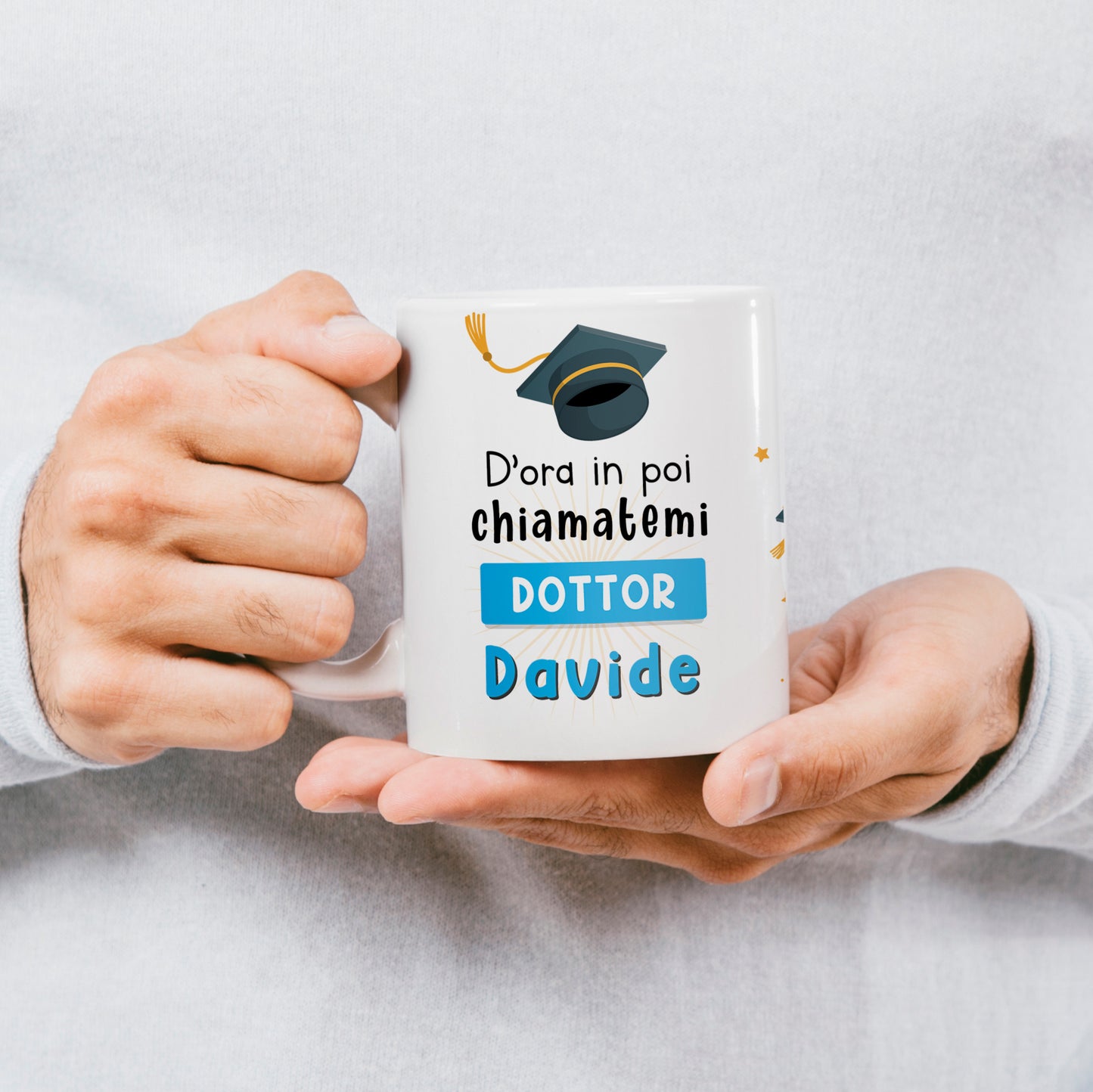 Tazza laurea personalizzata con nome Chiamatemi Dottore  / Dottoressa