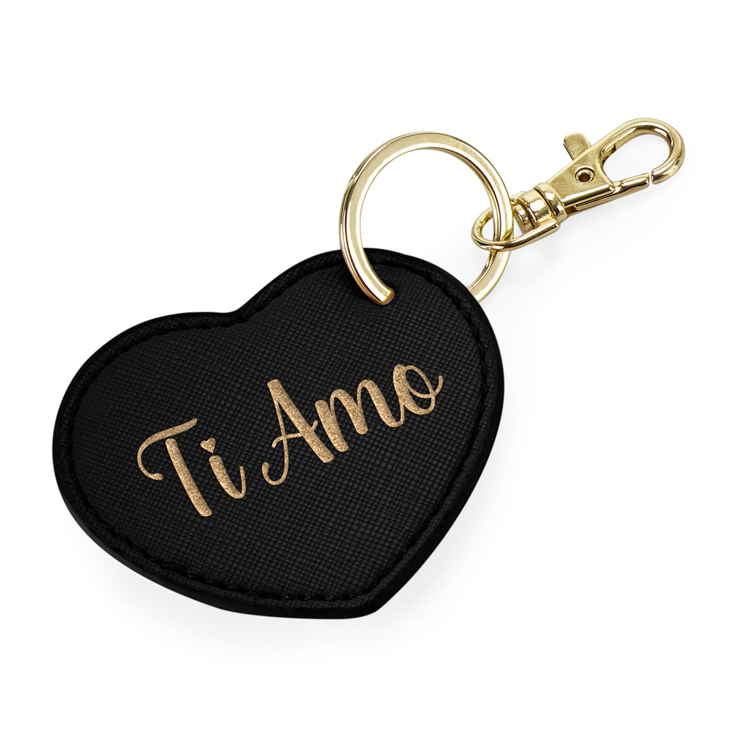 Portachiavi Cuore con Testo Personalizzato