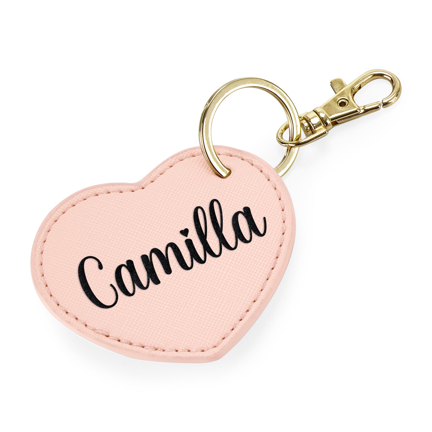 Portachiavi Cuore con Testo Personalizzato