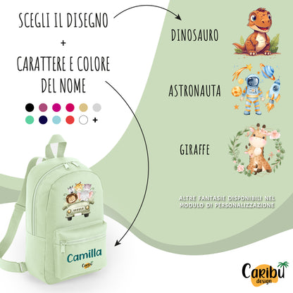 Zainetto da bambino/bambina personalizzato