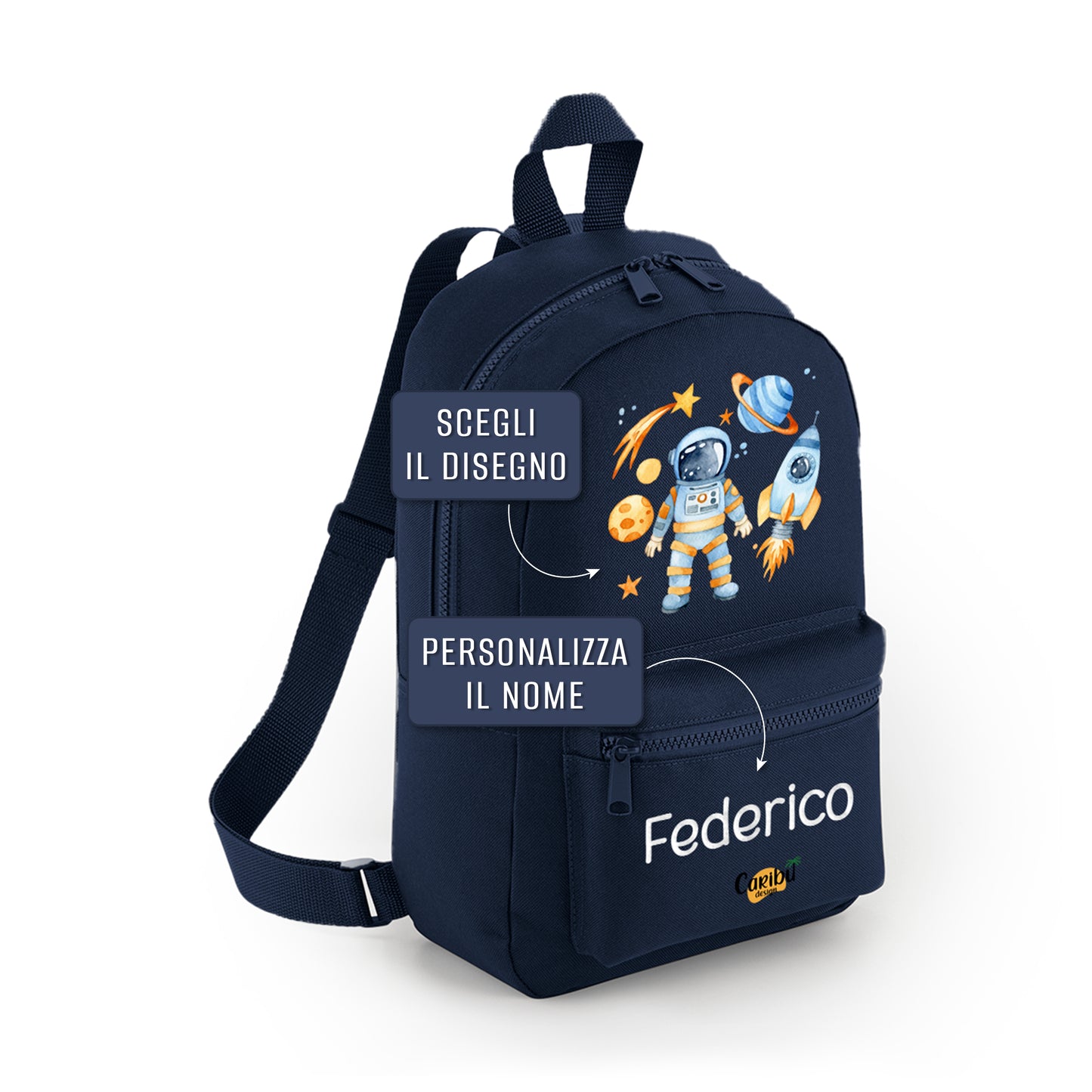 Zainetto da bambino/bambina personalizzato