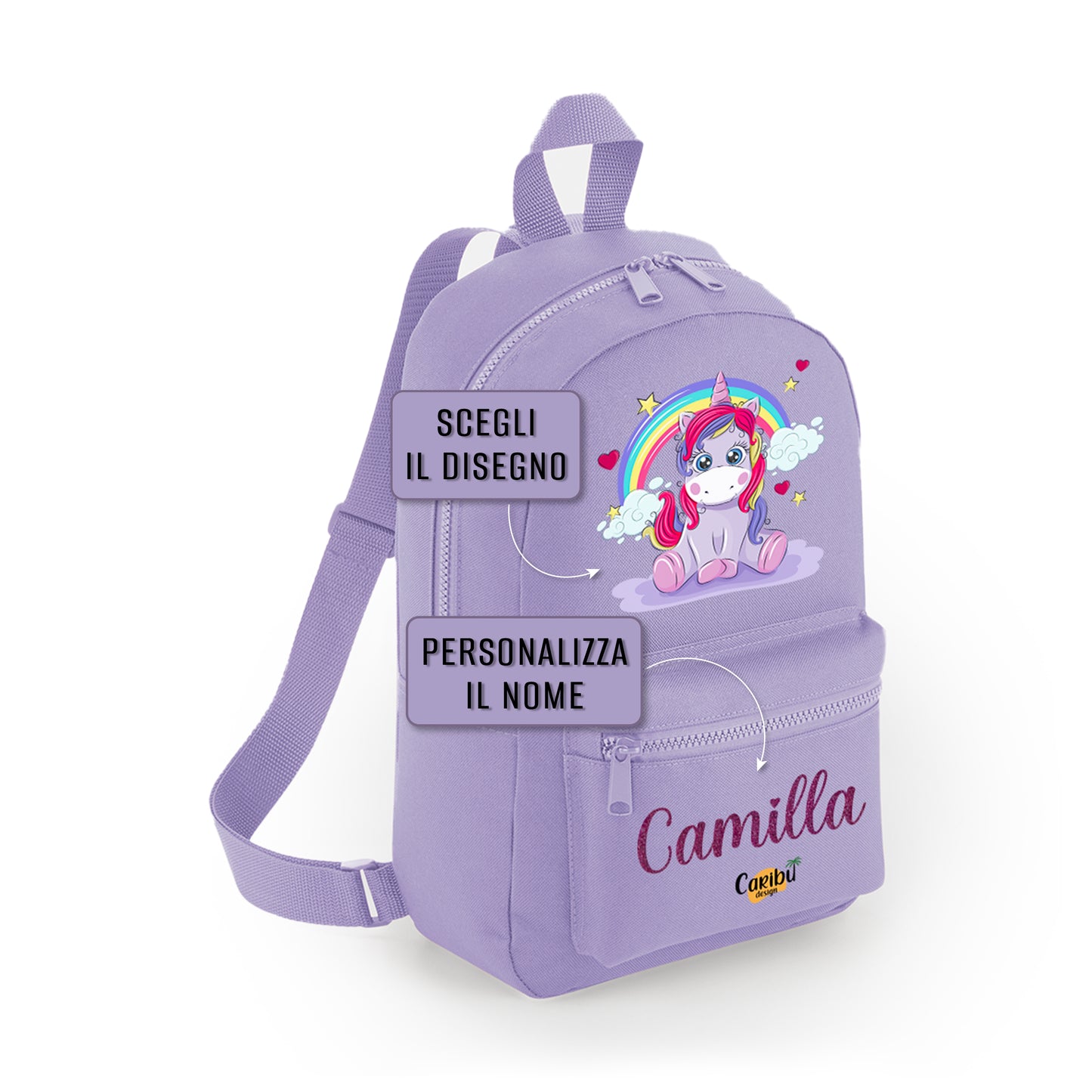 Zainetto da bambino/bambina personalizzato