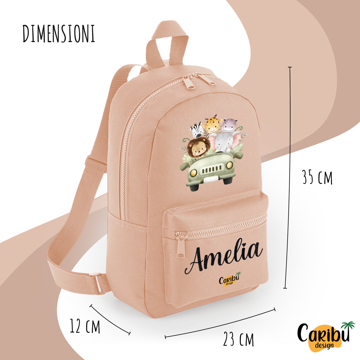 Zainetto da bambino/bambina personalizzato