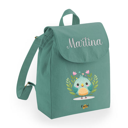 Zaino da Bambino e Bambina Personalizzato 100% Cotone