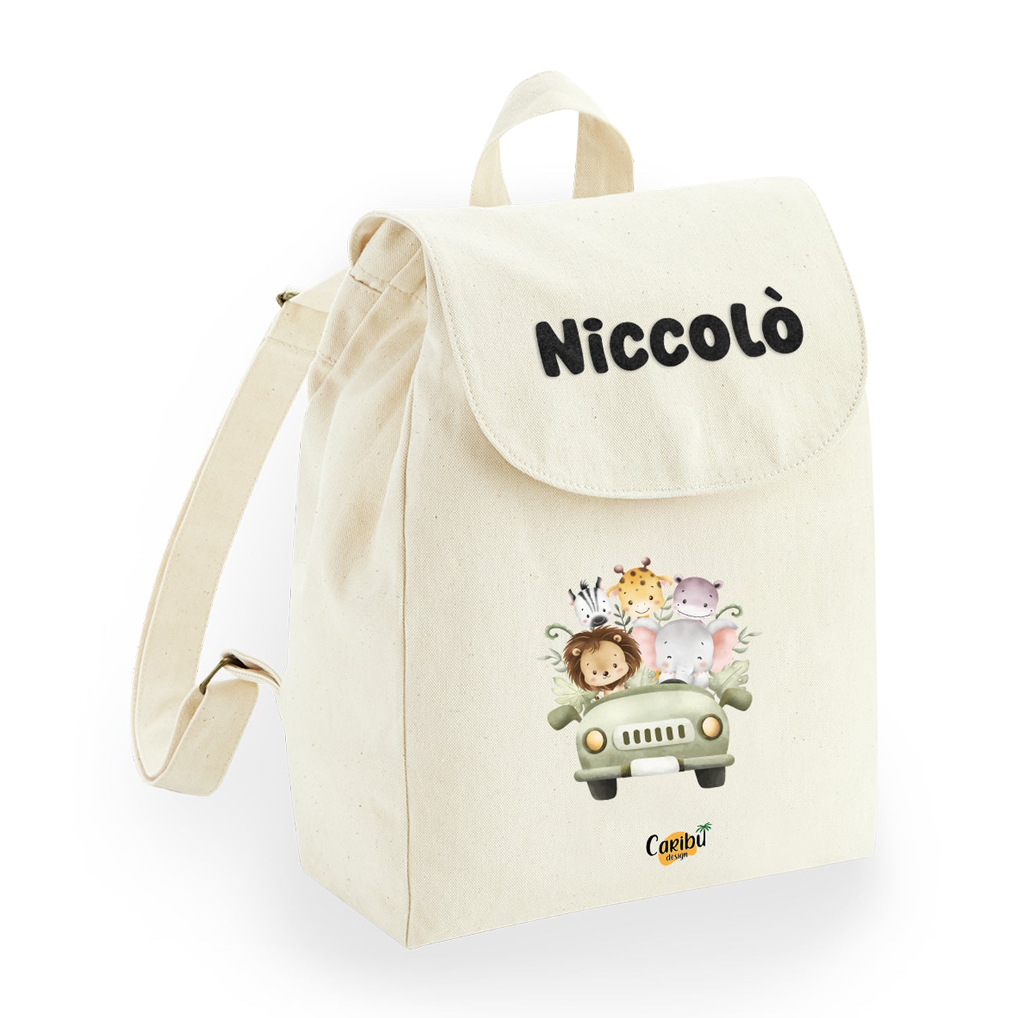 Zaino da Bambino e Bambina Personalizzato 100% Cotone