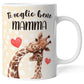 Tazza Ti Voglio Bene Mamma con design Giraffe