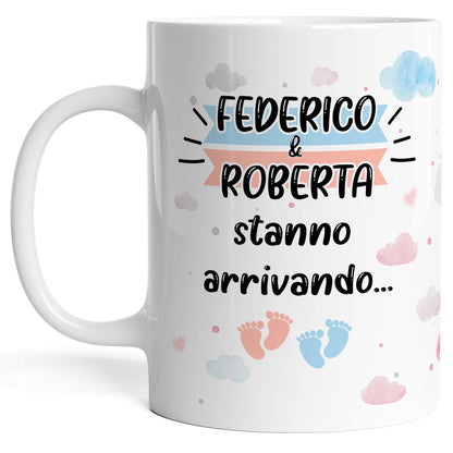 Tazza personalizzata futura mamma / futuro papà
