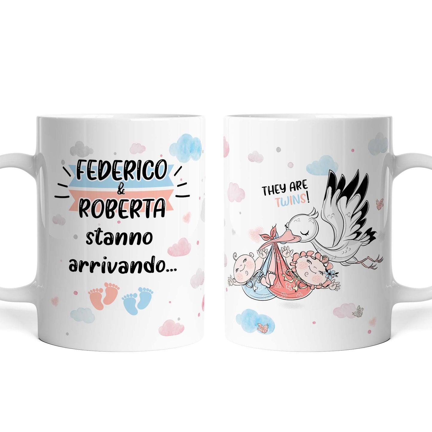 Tazza personalizzata futura mamma / futuro papà