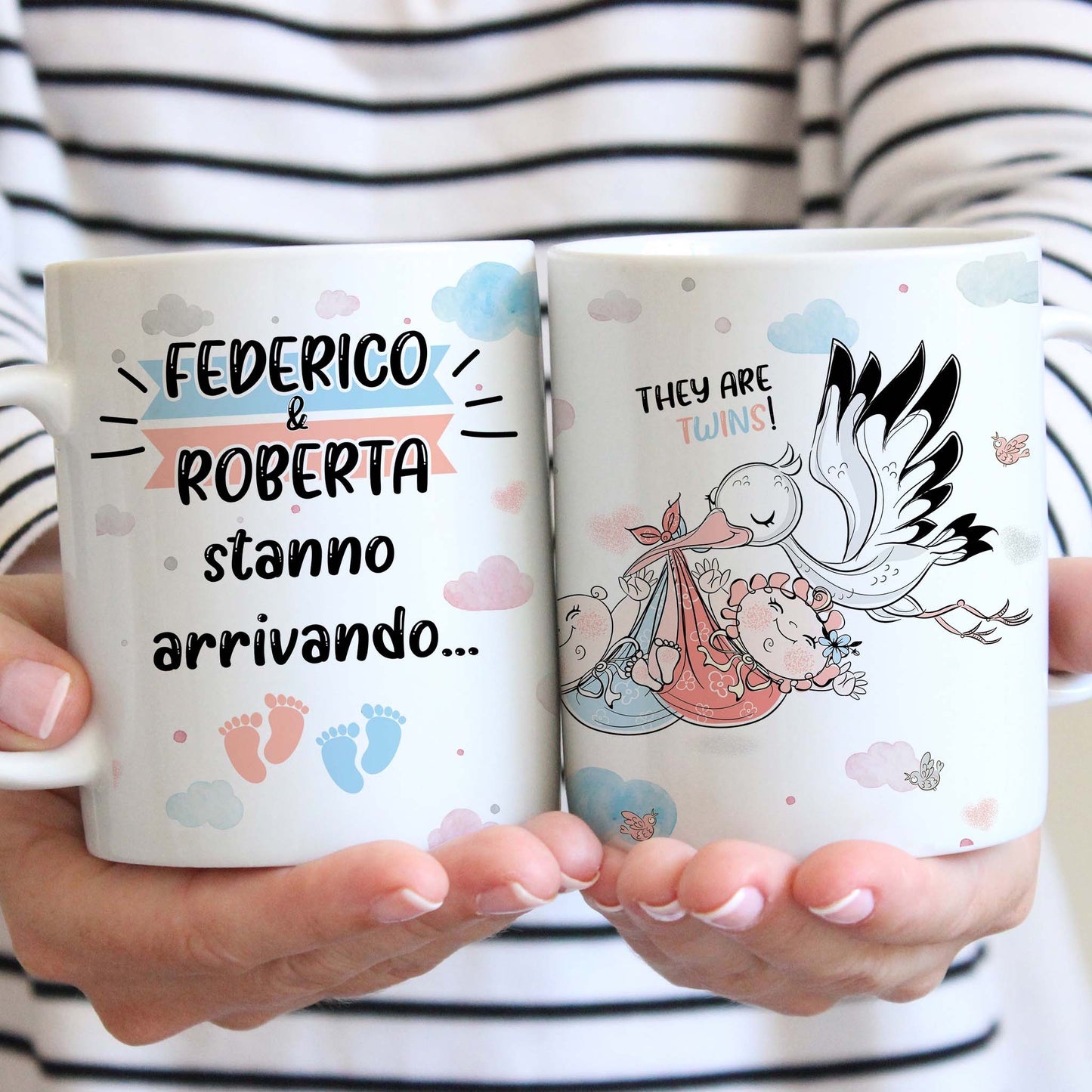 Tazza personalizzata futura mamma / futuro papà